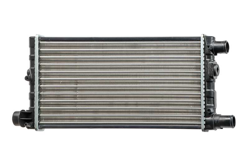 A.Z. MEISTERTEILE Radiator 10400784 Radiator type: Mechanically jointed cooling fins, Core Length [mm]: 467, Core Width [mm]: 248, Core Depth [mm]: 24, Water Tank Material (radiator): Plastic, Vehicle Equipment: for vehicles with/without air conditioning, Transmission Type: Manual Transmission