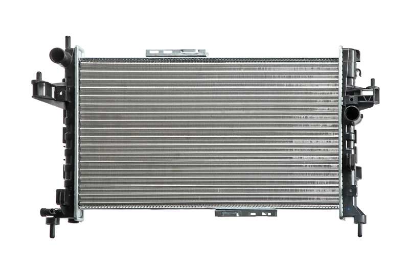 A.Z. MEISTERTEILE Radiator 10400762 Cooling fins material: Aluminium, Core Depth [mm]: 23, Core Length [mm]: 600, Core Width [mm]: 341, Inlet O [mm]: 34, Outlet O [mm]: 34, Radiator type: Mechanically jointed cooling fins, Supplementary Article/Info 2: without expansion tank, Supplementary Article/Supplementary Info: without gasket/seal, Water Tank Material (radiator): Plastic