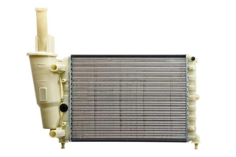 A.Z. MEISTERTEILE Radiator 10401621 Radiator type: Mechanically jointed cooling fins, Core Length [mm]: 435, Core Width [mm]: 322, Core Depth [mm]: 34, Water Tank Material (radiator): Plastic, Supplementary Article/Info 2: with screw, Vehicle Equipment: for vehicles without air conditioning, Transmission Type: Manual Transmission