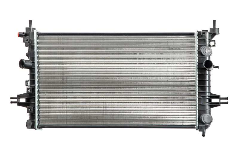 A.Z. MEISTERTEILE Radiator 10400754 Radiator type: Brazed cooling fins, Core Length [mm]: 600, Core Width [mm]: 368, Core Depth [mm]: 16, Water Tank Material (radiator): Plastic, Transmission Type: Manual Transmission