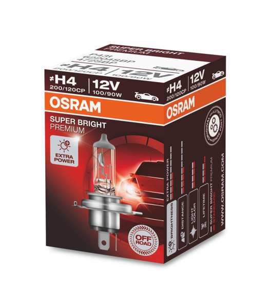 OSRAM Glühlampe 11210378 Offroad-Glühbirne, nicht im Straßenverkehr verwendet!
Lampenart: Sockelglühlampe, Spannung [V]: 12, Nennleistung [W]: 100/90, Sockelausführung Glühlampe: P43t
Kann aus Gründen der Qualitätssicherung nicht zurückgenommen werden!