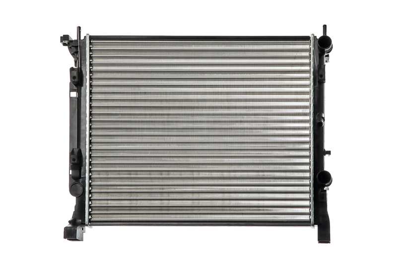 A.Z. MEISTERTEILE Radiator 10401592 Radiator type: Mechanically jointed cooling fins, Core Length [mm]: 560, Core Width [mm]: 489, Core Depth [mm]: 23, Water Tank Material (radiator): Plastic, Vehicle Equipment: for vehicles with air conditioning, Transmission Type: Manual Transmission