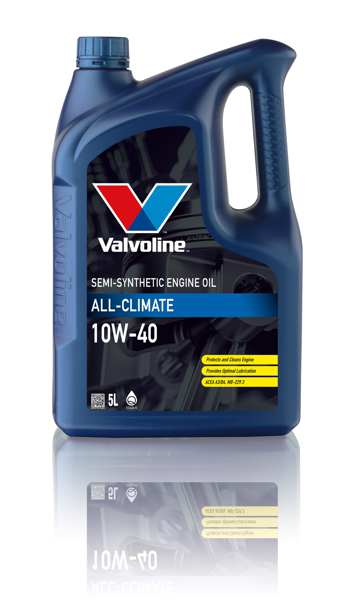 VALVOLINE Motorenöl 11230464 All Climate 10W40 - SAE 10W -40, Mineral Oil, 5 liters, Specification: VW 501.01, VW 502.00, MB 226.5, API: CF, VW 505.00, Fiat 9.55535.g2, RN0700, API: SL, Fiat 9.5535.D2, MB 229.3, RN0710, ACEA A3/B4
Inhalt [Liter]: 5, Gebindeart: Flasche, Öl: Mineralöl, Herstellerfreigabe: Fiat 9.55535.G2, FIAT 9.55535-D2, MB 226.5, MB 229.3, RENAULT RN 0700, RENAULT RN 0710, VW 501 01, VW 502 00, VW 505 00, Spezifikation nach ACEA: A3/B4, Spezifikation nach API: SL, CF, Viskositätsklasse nach SAE: 10W-40
K