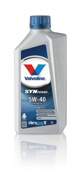 VALVOLINE Motorenöl 11230684 Synpower MST C3 5W40-SAE 5W-40, Synthetic Oil, 1 Liter, Specification: GM Dexos 2, BMW LL-04, MB 229.31, MB 226.5, MB 229.51, Ford WSSM2C917-A, Renault RN0700, API SM , Renault RN0710, ACEA C3
Inhalt [Liter]: 1, Gebindeart: Flasche, Öl: Vollsynthetiköl, Herstellerfreigabe: BMW LL04, Ford WSSM2C917-A, GM Dexos 2, MB 226.5, MB 229.31, MB 229.51, RENAULT RN 0700, RENAULT RN 0710, Spezifikation nach ACEA: C3, Spezifikation nach API: SM, SN/CF, Viskositätsklasse nach SAE: 5W-40
Kann aus Gründen der