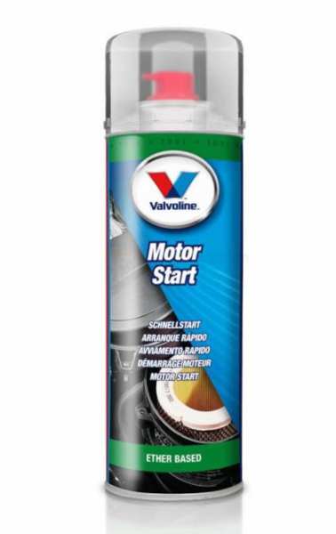 VALVOLINE Cold starter spray 11230176 MOTOR START, Spray, 500 ml
Content [litre]: 0,5, Packing Type: Bottle, Contents [ml]: 500, Version: High quality spray
Cannot be taken back for quality assurance reasons!