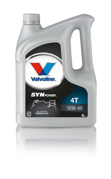 VALVOLINE Motorenöl (Motorrad) 11230748 Synpower 4T -SAE 10W -40, Synthetisches Öl für vier Store -Motoren, 4 Liter, Spezifikation: API: SN, Jaso MA, Jaso MA2
Inhalt [Liter]: 4, Gebindeart: Flasche, Öl: Vollsynthetiköl, Spezifikation nach API: SN, Spezifikation nach JASO: MA2, MA, Viskositätsklasse nach SAE: 10W-40
Kann aus Gründen der Qualitätssicherung nicht zurückgenommen werden!