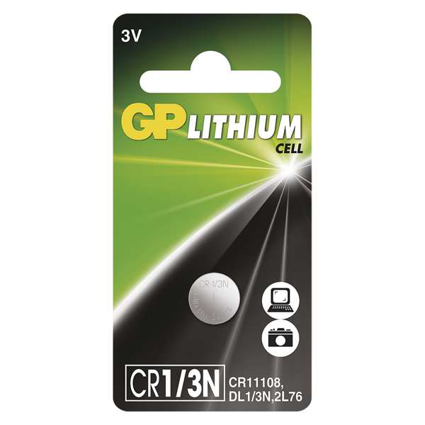 GP BATTERIES Batterie 11234524 GP -Taste Element CR1/3N 1BL, GP Lithium -Taste