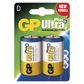 GP BATTERIES Batterie 11234515 GP Item Ultra Plus LR20 2BL, GP Ultra Plus alkalisches Element LR20 (D) 2PCS/Blister, 1,5 V, Typ: LR20 (D Goliath), Abmessungen: 34,2 × 61,5 mm 3.