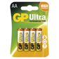 GP BATTERIES Batterie 11234508 GP Item Ultra LR6 4BL, GP Ultra alkalische AZA AA 4PCS/Blister, 1,5 V, Typ: LR6 (AA Bleistift), Abmessungen: 14,5 × 50,5 mm 3.