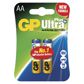 GP BATTERIES Batterie 11234513 GP Item Ultra Plus LR6 2BL, GP Ultra Plus Alkaline AZA AA 2PCS/Blister, 1,5 V, Typ: LR6 (AA Cerusa), Abmessungen: 14,5 × 50,5 mm 3.