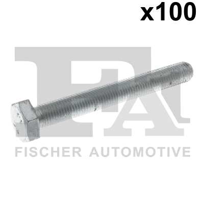 FA1 Nachrüstsatz, Klimaanlage 11236060 100pcs Paket, M10x1,25x80
Länge [mm]: 80, Gewindemaß: M10x1,25, Festigkeitsklasse: 8.8, DIN-Normen (Schrauben): DIN 961 (Sechskantschraube mit Feingewinde bis Kopf )