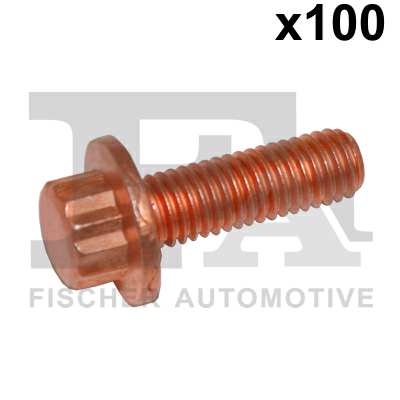 FA1 Nachrüstsatz, Klimaanlage 11236226 100pcs-Paket, M8x1,25x25, 12-Blatt, externes Torx
Länge [mm]: 25, Gewindemaß: M8x1,25, Schraubenkopf-/Mutternprofil: Zwölfkant, Außen-Torx, Schlüsselweite: M10