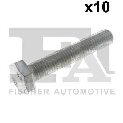 FA1 Nachrüstsatz, Klimaanlage 11235937 10pcs Pack, M10x55
Länge [mm]: 55, Gewindemaß: M10x1,5, DIN-Normen (Schrauben): DIN 933 (Sechskantschrauben mit Gewinde bis Kopf), Festigkeitsklasse: 8.8