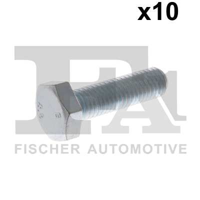 FA1 Nachrüstsatz, Klimaanlage 11235915 10pcs Pack, M10x35
Länge [mm]: 35, Gewindemaß: M10x1,5, DIN-Normen (Schrauben): DIN 933 (Sechskantschrauben mit Gewinde bis Kopf), Festigkeitsklasse: 8.8