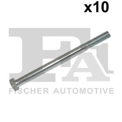 FA1 Nachrüstsatz, Klimaanlage 11235961 10pcs Pack, M10x140
Länge [mm]: 140, Gewindemaß: M10 x 1,5, DIN-Normen (Schrauben): DIN 931 (Sechskantschrauben mit Schaft), Festigkeitsklasse: 8.8