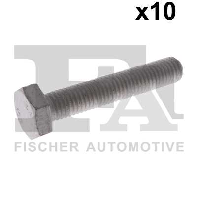 FA1 Nachrüstsatz, Klimaanlage 11235939 10pcs Pack, M10x55
Länge [mm]: 55, Gewindemaß: M10 x 1,5, DIN-Normen (Schrauben): DIN 933 (Sechskantschrauben mit Gewinde bis Kopf), Festigkeitsklasse: 10.9