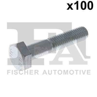 FA1 Nachrüstsatz, Klimaanlage 11235933 100pcs Pack, M10x50
Länge [mm]: 50, Gewindemaß: M10 x 1,5, DIN-Normen (Schrauben): DIN 931 (Sechskantschrauben mit Schaft), Festigkeitsklasse: 8.8