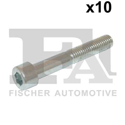 FA1 Nachrüstsatz, Klimaanlage 11236129 10pcs Pack, M10x1.5x65
Länge [mm]: 65, Gewindemaß: M10x1,5, DIN-Normen (Schrauben): DIN 912 (Zylinderschrauben, Innensechskant), Festigkeitsklasse: 8.8