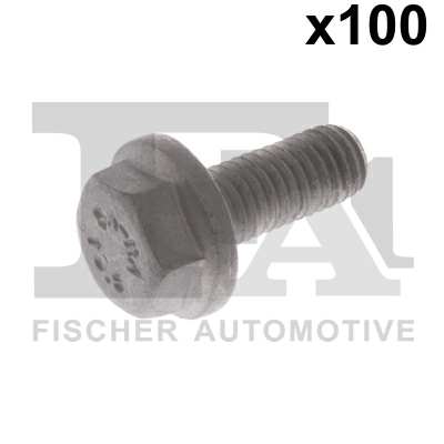 FA1 Nachrüstsatz, Klimaanlage 11235872 100pcs Pack, M8X20
Länge [mm]: 20, Gewindemaß: M8x1,25, Schrauben-/Mutternausführung: mit Bund, Schraubenkopf-/Mutternprofil: Sechskant, Festigkeitsklasse: 10.9, DIN-Normen (Schrauben): DIN 6921 (Sechskantschrauben mit Flansch)