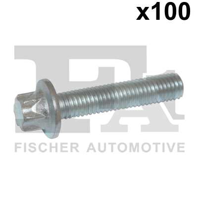 FA1 Nachrüstsatz, Klimaanlage 11236254 100pcs Paket, M8x1,25x40, 6 Hanger External TORX
Länge [mm]: 40, Gewindemaß: M8x1,25, Schlüsselweite: E12
