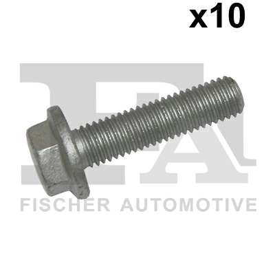 FA1 Nachrüstsatz, Klimaanlage 11235983 10pcs Pack, M10x40
Länge [mm]: 40, Gewindemaß: M10x1,5, Schrauben-/Mutternausführung: mit Bund, Schraubenkopf-/Mutternprofil: Sechskant, Festigkeitsklasse: 10.9, DIN-Normen (Schrauben): DIN 6921 (Sechskantschrauben mit Flansch)