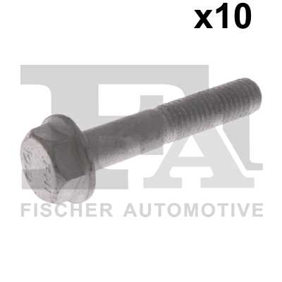 FA1 Nachrüstsatz, Klimaanlage 11235881 10pcs Pack, M8x45
Länge [mm]: 45, Gewindemaß: M8x1,25, Schrauben-/Mutternausführung: mit Bund, Schraubenkopf-/Mutternprofil: Sechskant, Festigkeitsklasse: 10.9, DIN-Normen (Schrauben): DIN 6921 (Sechskantschrauben mit Flansch)