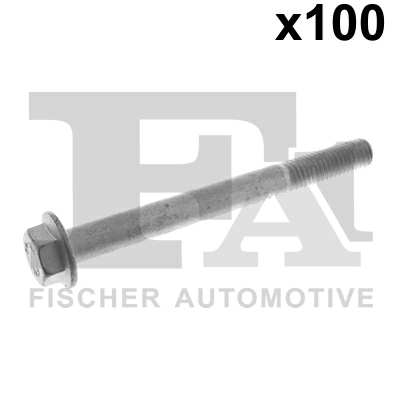 FA1 Nachrüstsatz, Klimaanlage 11235970 100pcs Pack, M10x100
Länge [mm]: 100, Gewindemaß: M10x1,5, Schrauben-/Mutternausführung: mit Bund, Schraubenkopf-/Mutternprofil: Sechskant, Festigkeitsklasse: 10.9, DIN-Normen (Schrauben): DIN 6921 (Sechskantschrauben mit Flansch)