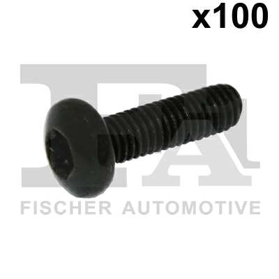 FA1 Nachrüstsatz, Klimaanlage 11236188 100pcs -Paket, M6x1.0x20, 6 Hanger Innenraumtorx
Länge [mm]: 20, Gewindemaß: M6x1,0, Schlüsselweite: T30, Schraubenkopf-/Mutternprofil: Innen-Torx