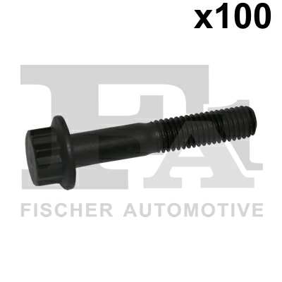 FA1 Nachrüstsatz, Klimaanlage 11236236 100pcs Pack, M8x1,25x46, 12 Blätter, externer Torx
Länge [mm]: 46, Gewindemaß: M8x1,25, Schraubenkopf-/Mutternprofil: Zwölfkant, Außen-Torx, Festigkeitsklasse: 10.9, Schlüsselweite: M12