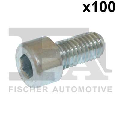 FA1 Nachrüstsatz, Klimaanlage 11236100 100pcs Pack, M8X16
Länge [mm]: 16, Gewindemaß: M8x1,25, DIN-Normen (Schrauben): DIN 912 (Zylinderschrauben, Innensechskant), Festigkeitsklasse: 8.8