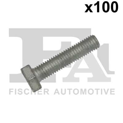FA1 Nachrüstsatz, Klimaanlage 11235931 100pcs Pack, M10x45
Länge [mm]: 45, Gewindemaß: M10 x 1,5, DIN-Normen (Schrauben): DIN 933 (Sechskantschrauben mit Gewinde bis Kopf), Festigkeitsklasse: 10.9
