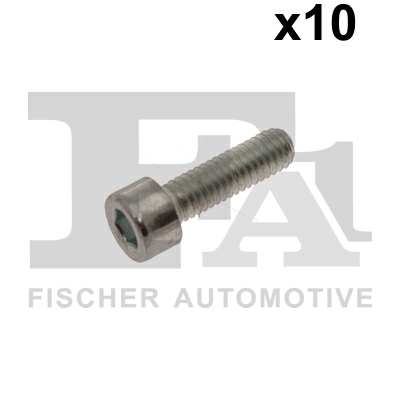 FA1 Nachrüstsatz, Klimaanlage 11236089 10pcs Pack, M6x20
Länge [mm]: 20, Gewindemaß: M6x1,0, DIN-Normen (Schrauben): DIN 912 (Zylinderschrauben, Innensechskant), Festigkeitsklasse: 8.8