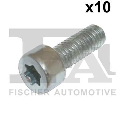 FA1 Nachrüstsatz, Klimaanlage 11236205 10pcs Pack, M6x1.0x16, 6 Kleiderbügel interne Turx
Länge [mm]: 16, Gewindemaß: M6x1,0, Schlüsselweite: T30, Schraubenkopf-/Mutternprofil: Innen-Torx, wahlweise: