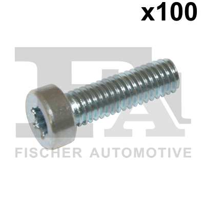 FA1 Nachrüstsatz, Klimaanlage 11236212 100pcs -Paket, M6x1.0x20, 6 Hanger Innenraumtorx
Länge [mm]: 20, Gewindemaß: M6x1,0, DIN/ISO: ISO 14580, Schraubenkopf-/Mutternprofil: Innen-Torx, Festigkeitsklasse: 8.8