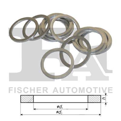 FA1 Oil plug gasket 11234826 10pcs pack, al, 14.00 x 20.00 x 2.00 mm
Inner Diameter [mm]: 14, Outer Diameter [mm]: 20, Thickness [mm]: 2, Material: Aluminium, Shape: A-shape, Alternatively: