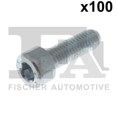 FA1 Nachrüstsatz, Klimaanlage 11236080 100pcs Pack, M5x16
Länge [mm]: 16, Gewindemaß: M5x0,8, DIN-Normen (Schrauben): DIN 912 (Zylinderschrauben, Innensechskant), Festigkeitsklasse: 8.8
