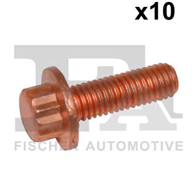 FA1 Nachrüstsatz, Klimaanlage 11236225 10pcs Pack, M8x1,25x25, 12 Blätter, externer Torx
Länge [mm]: 25, Gewindemaß: M8x1,25, Schraubenkopf-/Mutternprofil: Zwölfkant, Außen-Torx, Schlüsselweite: M10