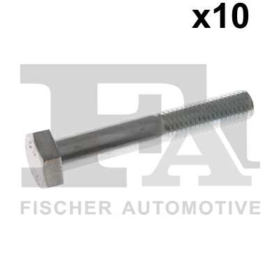 FA1 Nachrüstsatz, Klimaanlage 11235945 10pcs Pack, M10x65
Länge [mm]: 65, Gewindemaß: M10 x 1,5, DIN-Normen (Schrauben): DIN 931 (Sechskantschrauben mit Schaft), Festigkeitsklasse: 8.8