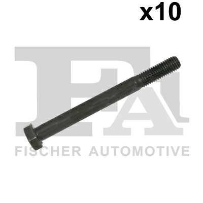 FA1 Nachrüstsatz, Klimaanlage 11235959 10pcs Pack, M10x105
Länge [mm]: 105, Gewindemaß: M10 x 1,5, DIN-Normen (Schrauben): DIN 931 (Sechskantschrauben mit Schaft), Festigkeitsklasse: 10.9