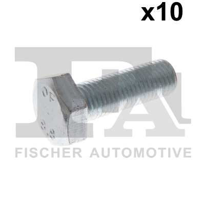 FA1 Nachrüstsatz, Klimaanlage 11236041 10pcs Pack, M10x1,25x30
Länge [mm]: 30, Gewindemaß: M10x1,25, Festigkeitsklasse: 8.8, DIN-Normen (Schrauben): DIN 961 (Sechskantschraube mit Feingewinde bis Kopf )