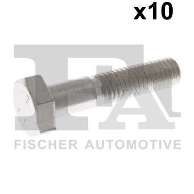 FA1 Nachrüstsatz, Klimaanlage 11235926 10pcs Pack, M10x45
Länge [mm]: 45, Gewindemaß: M10 x 1,5, DIN-Normen (Schrauben): DIN 931 (Sechskantschrauben mit Schaft), Festigkeitsklasse: 8.8
