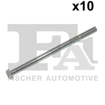 FA1 Nachrüstsatz, Klimaanlage 11235963 10pcs Pack, M10x170
Länge [mm]: 170, Gewindemaß: M10 x 1,5, DIN-Normen (Schrauben): DIN 931 (Sechskantschrauben mit Schaft), Festigkeitsklasse: 8.8