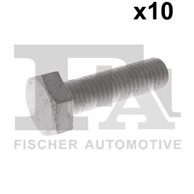 FA1 Nachrüstsatz, Klimaanlage 11235917 10pcs Pack, M10x35
Länge [mm]: 35, Gewindemaß: M10 x 1,5, DIN-Normen (Schrauben): DIN 933 (Sechskantschrauben mit Gewinde bis Kopf), Festigkeitsklasse: 10.9