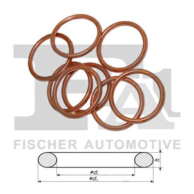 FA1 Dichtring, Ölablaßschraube 11235679 10pcs Pack, KFC, 16.00 x 22,00 x 2,00 mm
Innendurchmesser [mm]: 16, Dicke/Stärke [mm]: 2, Form: C-Form, Außendurchmesser [mm]: 22, wahlweise: