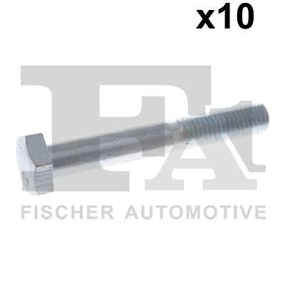 FA1 Nachrüstsatz, Klimaanlage 11235949 10pcs Pack, M10x70
Länge [mm]: 70, Gewindemaß: M10 x 1,5, DIN-Normen (Schrauben): DIN 931 (Sechskantschrauben mit Schaft), Festigkeitsklasse: 8.8