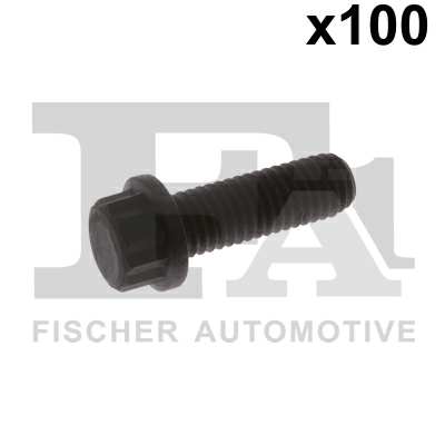 FA1 Nachrüstsatz, Klimaanlage 11236224 100pcs-Paket, M8x1,25x24, 12-Blatt, externer Torx
Länge [mm]: 24, Gewindemaß: M8x1,25, Schraubenkopf-/Mutternprofil: Zwölfkant, Schlüsselweite: M10