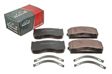 A.Z. MEISTERTEILE Brake pad for disc brake (cargo) 11028293 Set
Brake System: KNORR SB5, KNORR SN5, Length 1 [mm]: 173,5, Length 2 [mm]: 185,0, Height [mm]: 84,0, Thickness 1 [mm]: 27,0, Thickness 2 [mm]: 33,8, Wear Warning Contact: not prepared for wear indicator 2.