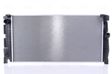 NISSENS Radiator 11243472 Cooling fins material: Aluminium, Core Depth [mm]: 26, Core Length [mm]: 680, Core Width [mm]: 355, Inlet O [mm]: 32,5, Outlet O [mm]: 32,5, Radiator type: Brazed cooling fins, Supplementary Article/Info 2: without expansion tank, Supplementary Article/Supplementary Info: without gasket/seal, Water Tank Material (radiator): Plastic 1.