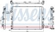 NISSENS Radiator 11243467 Cooling fins material: Aluminium, Core Depth [mm]: 26, Core Length [mm]: 640, Core Width [mm]: 498, Inlet O [mm]: 38,5, Outlet O [mm]: 38,5, Radiator type: Brazed cooling fins, Supplementary Article/Info 2: without cap, without expansion tank, Supplementary Article/Supplementary Info: with gaskets/seals, Water Tank Material (radiator): Plastic 3.