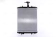NISSENS Radiator 11243470 Cooling fins material: Aluminium, Core Depth [mm]: 26, Core Length [mm]: 375, Core Width [mm]: 327, Inlet O [mm]: 28,5, Outlet O [mm]: 28,5, Radiator type: Brazed cooling fins, Supplementary Article/Info 2: without expansion tank, Supplementary Article/Supplementary Info: without gasket/seal, Water Tank Material (radiator): Plastic 1.